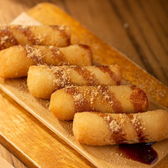 红糖糍粑 Fried Brown Sugar Glutinous Rice Cake